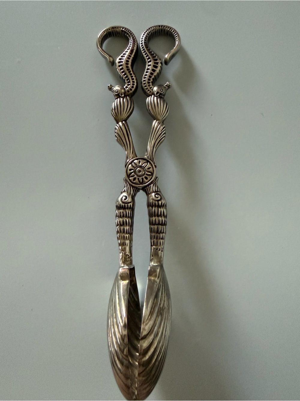 Godinger Ornate Silver coastal Decorative Serving Tongs